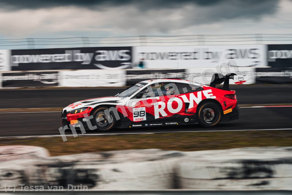 BMW M4 GT3 #98 van ROWE Racing — GT World Challenge Europe, Nürburgring, 30 augustus 2026